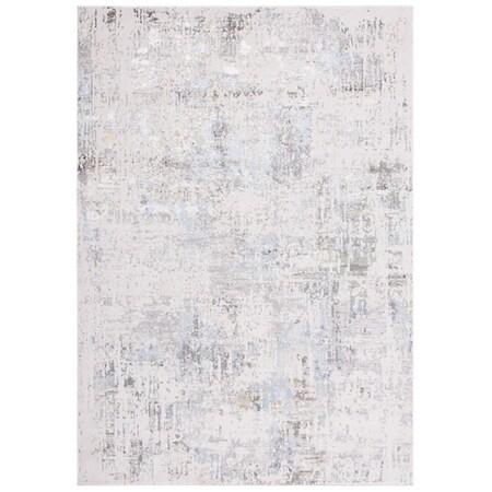 Safavieh 8 x 10 ft. Bel Air 218F Power Loomed Rectangle Area Rug Grey & Blue BLA218F-8
